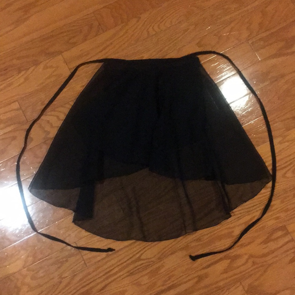 Black Chiffon Dance Skirt